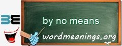 WordMeaning blackboard for by no means